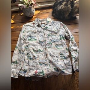 Vintage Pendleton Button Down Oregon Shirt Women’s Size Small